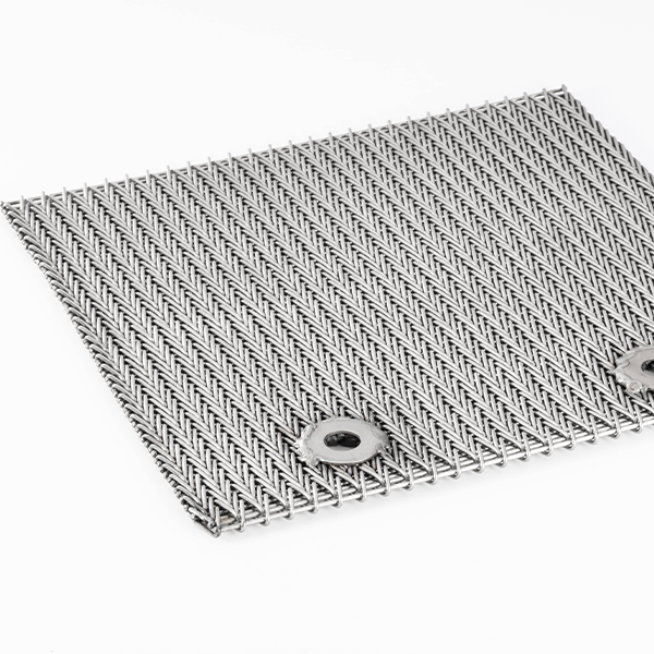 Furnace Curtain angled product example.